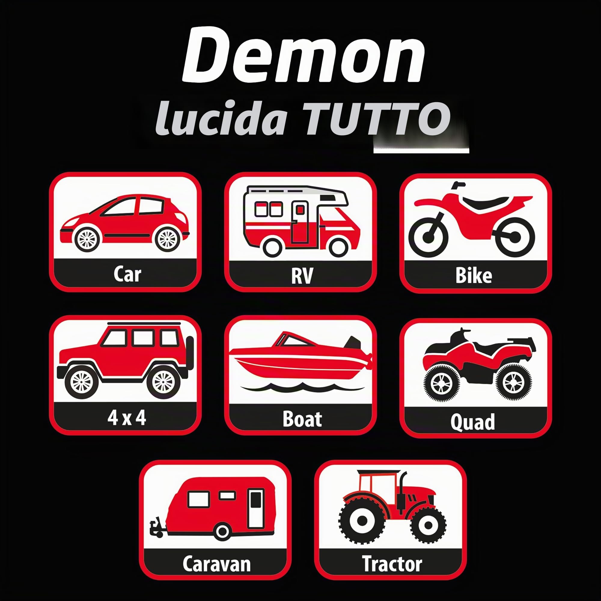 CarPlan Demon Shine Spray lucidante istantaneo per auto e moto - Finitura ad alta brillantezza - Spruzzatore manuale - 1 litro