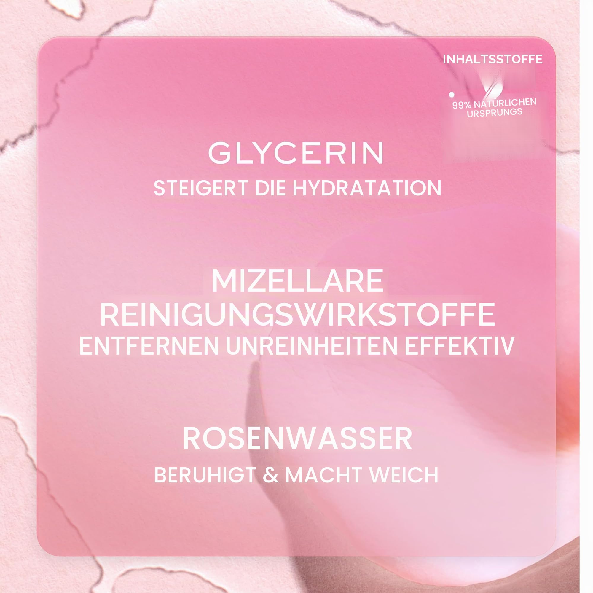 Nuxe Very Rose Beruhigendes mizellares Reinigungswasser, 200 ml
