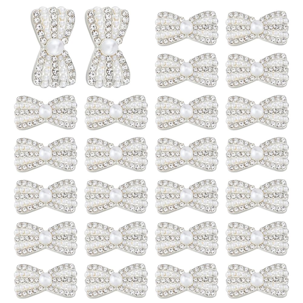 Boutons nœud en strass pour réparer et embellir vos sacs et chaussures de soirée