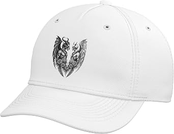 Heaven and Hell Demon Angel Skull Gothic Tattoo Adjustable Baseball Hat