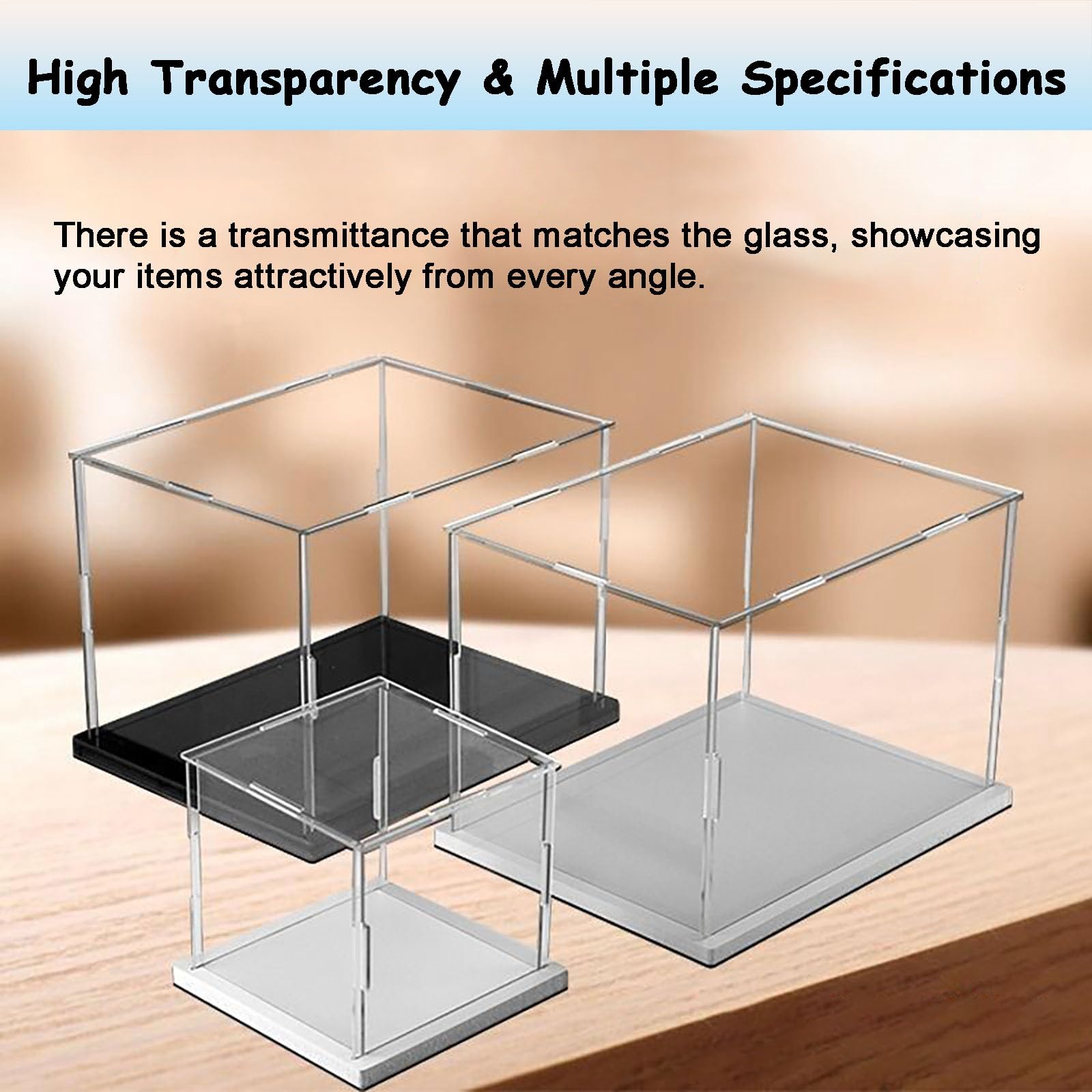 Support Transparent Pour Figurines Articulées – 4 Pièces – Plastique Solide 15 Cm – Exposition De Modèles, Poupées, Maquettes – Maison, Boutique