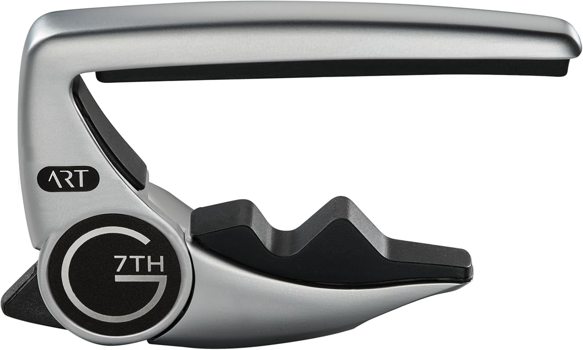 G7th Performance 3 Silver Classical Guitar Capo - Groundbreaking Tension Control & Adaptive Radius Technology - The Perfect Capo for Classical, Flamenco and Wider Neck Guitars - UK Designed
