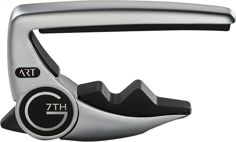 G7th Performance 3 Silver Classical Guitar Capo - Groundbreaking Tension Control & Adaptive Radius Technology - The Perfect Capo for Classical, Flamenco and Wider Neck Guitars - UK Designed