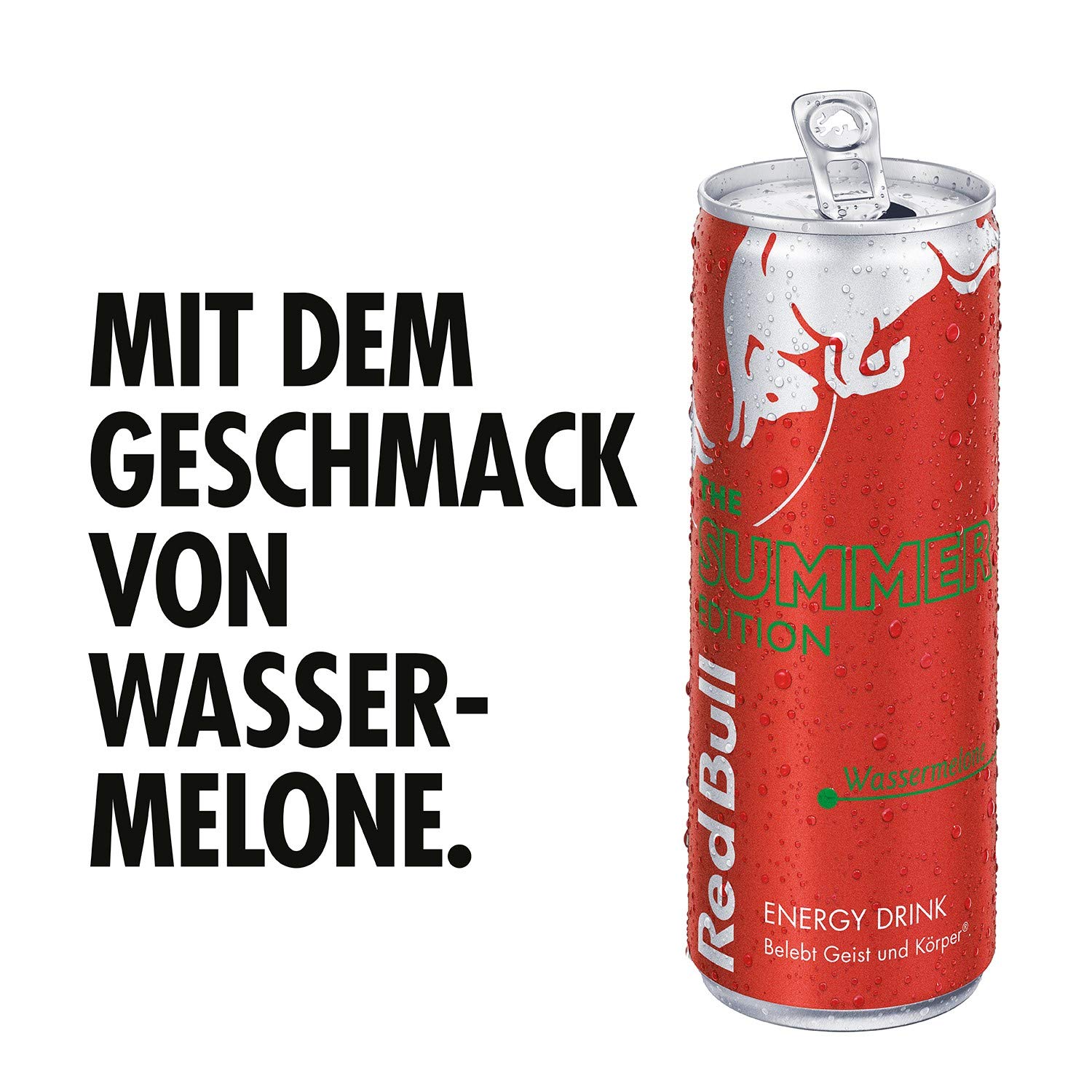 red bull energy drink summer edition wassermelone 24 x 250 ml ohne pfand dosen getrank 24er palette amazon de grocery