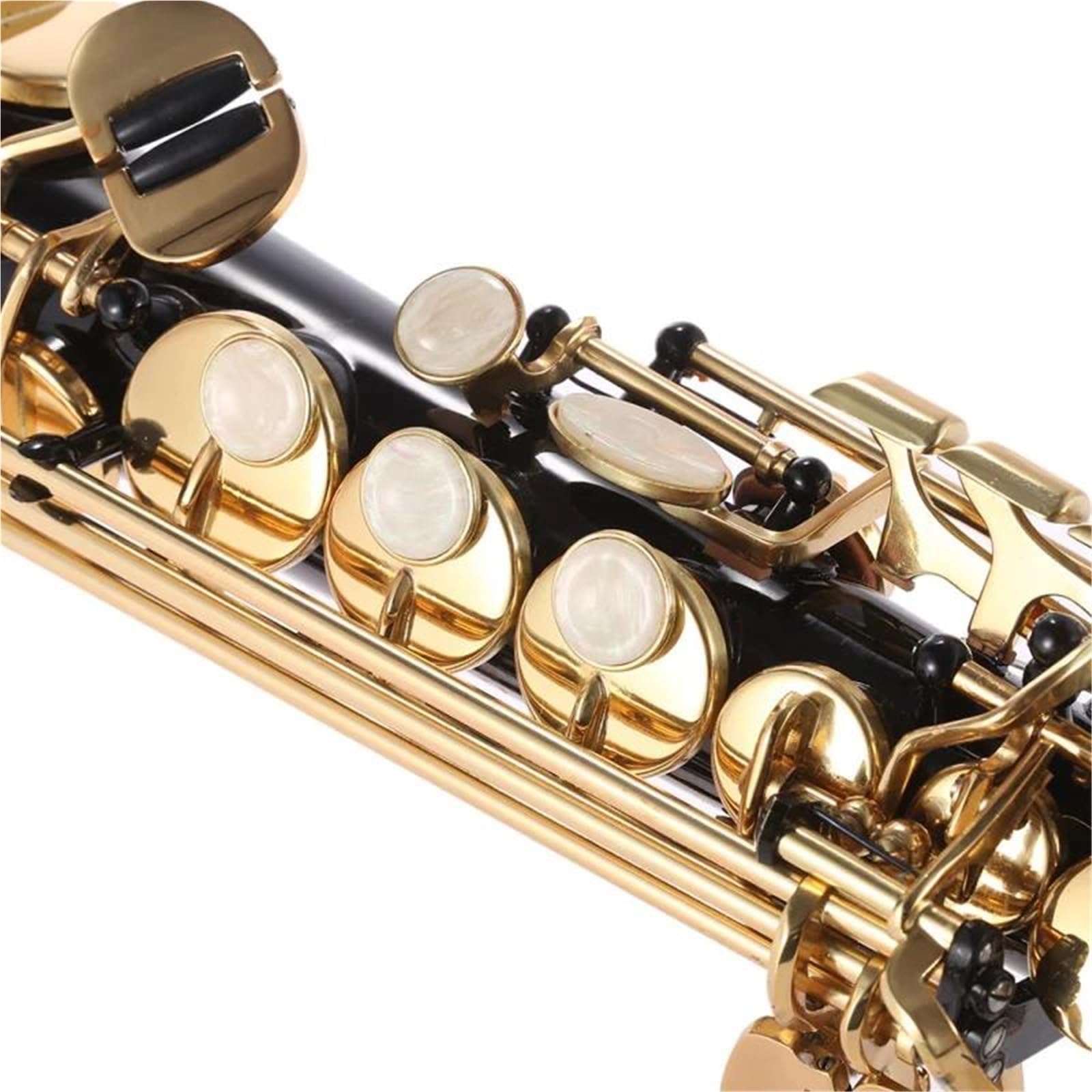 Saksofony Saksofon Sopranowy Dla Początkujących Instrument Dęty Drewniany Z Futerałem I Rękawiczkami