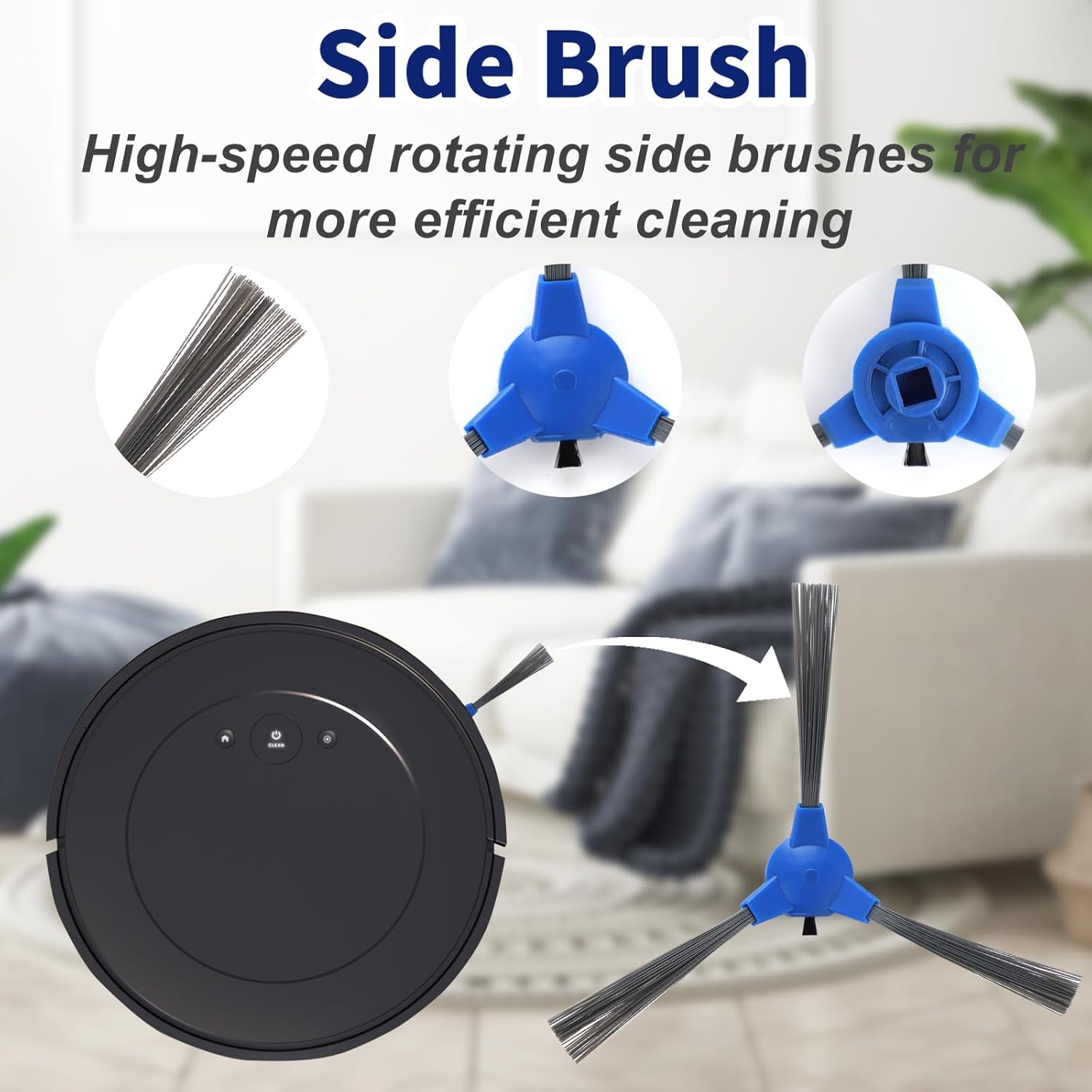 14 PCS Accessories for Eufy RoboVac 11S Max, 15C Max, G30, G30 Edge, 30C Max, G20, G20 Hybrid, G15, G32 Pro Robot Vacuum, Replacement Parts Main Brush, Side Brush, Filter, Mop Cloths, Dust Bag