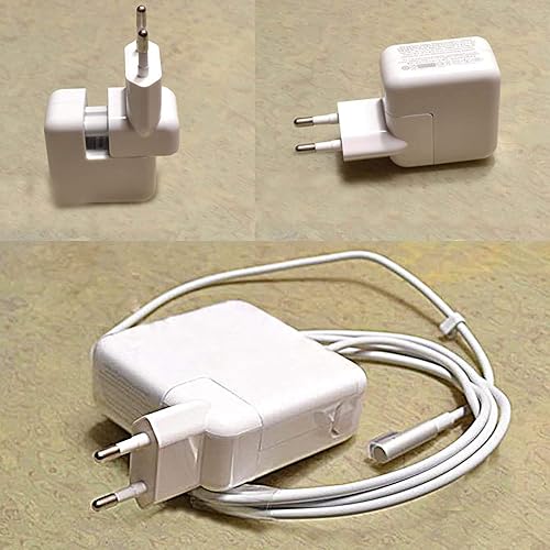 Miniatura 8 de Adaptador de CA para Europa, adaptador de cargador de viaje para Mac Book MacBookteléfonoPod Adaptador de corriente alterna (paquete de 2)