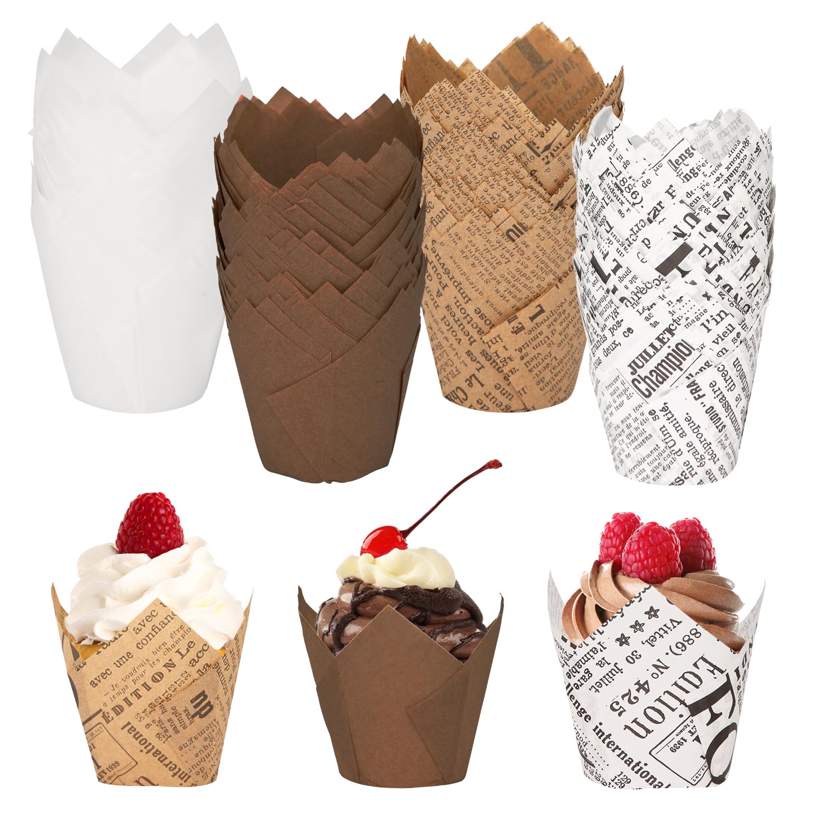 200 stuks muffinvormpjes, papieren tulpen, muffins papieren vormpjes, muffinvorm, cupcakevormpjes, papier, bakvormen voor Kerstmis, Halloween, bruiloft, verjaardag, feest 200 stuks muffinvormpjes, papieren tulpen, muffins papieren vormpjes, muffinvorm, cupcakevormpjes, papier, bakvormen voor Kerstmis, Halloween, bruiloft, verjaardag, feest