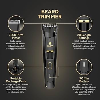 Amazon.com: Men's Beard Trimmer - All-in-One Trimmer with Amazon.com: Men's Beard Trimmer - All-in-One Trimmer with