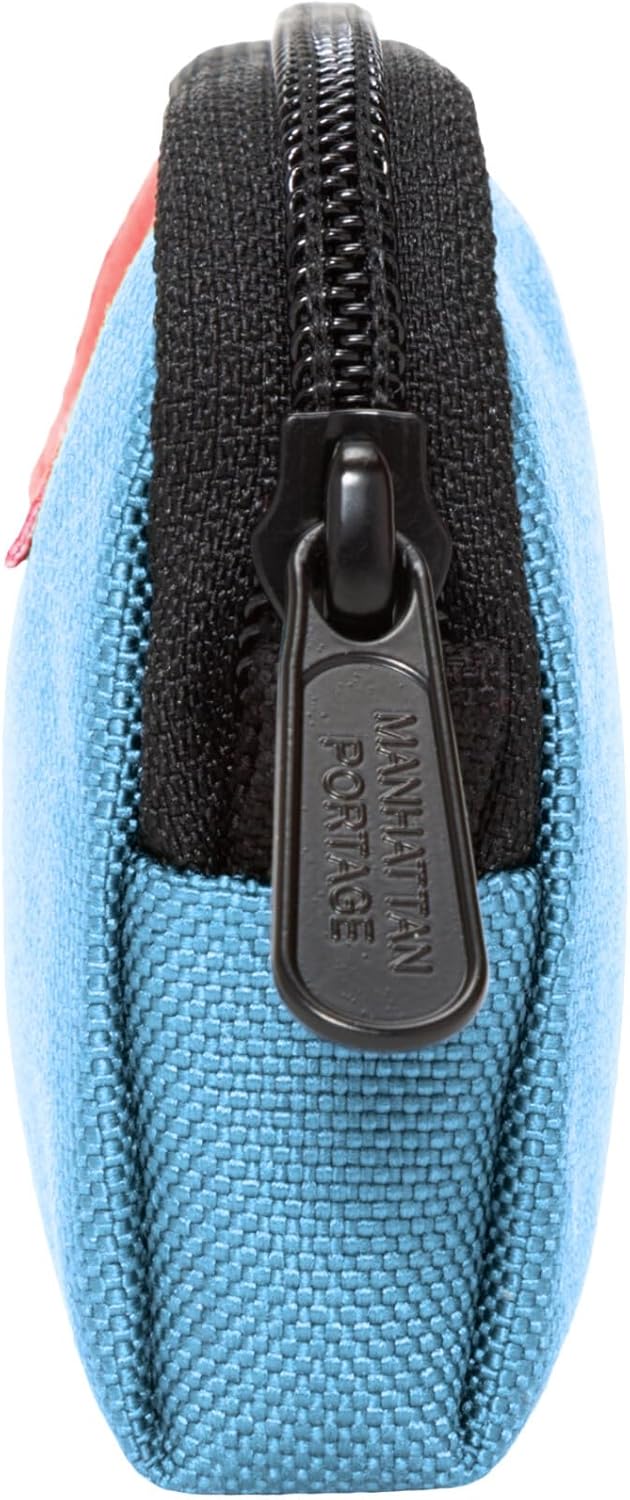 Manhattan Portage Coin Purse With Zipper Closure Pouch Eclectic Colors Credit Card ID Card Jewelry Keys Water Resistant Gift 1000D CORDURA® Everyday Carry - Image 2