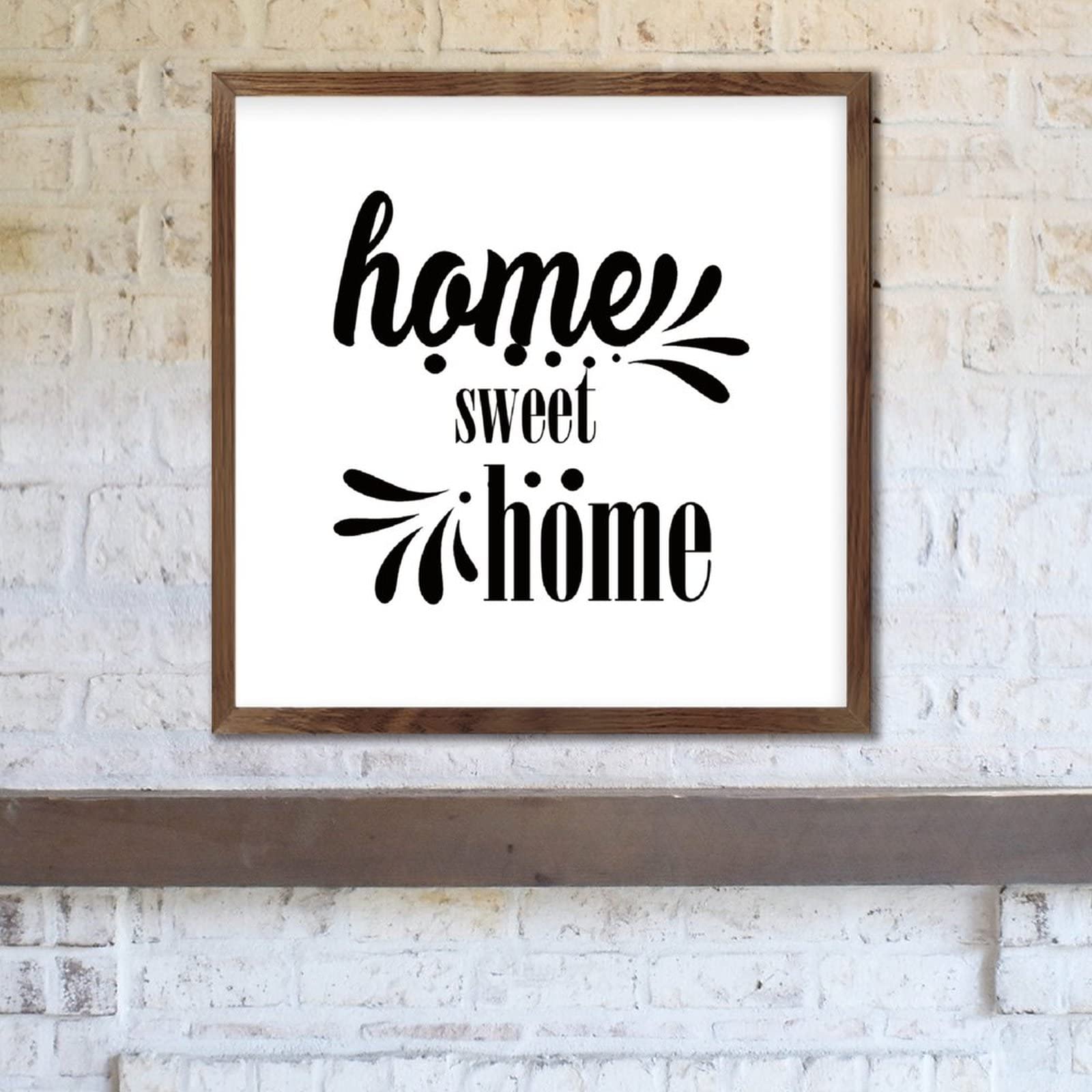 Specchio da parete 40x120h cm nero effetto legno con cornice - Jorvik