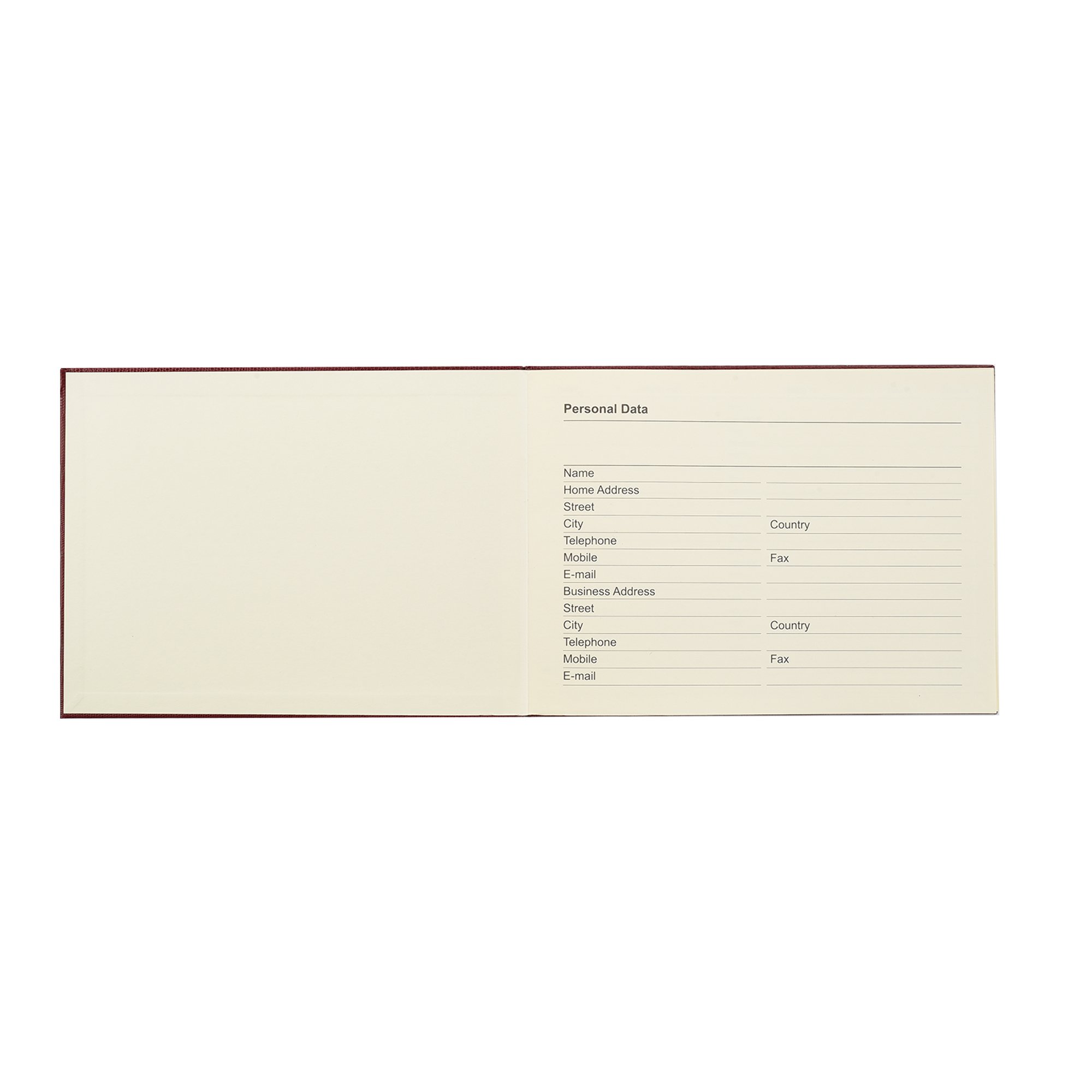 Livre D'or Arpan Deluxe - 80 Pages Pour Hôtels, Mariages, Maisons D'hôtes, Format 27x20 Cm Noir