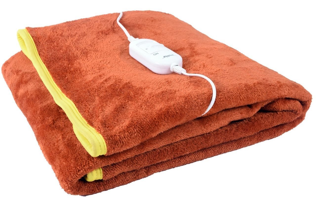 Buy GoHome Single Bed Heating Electric Blanket with Controller Coral