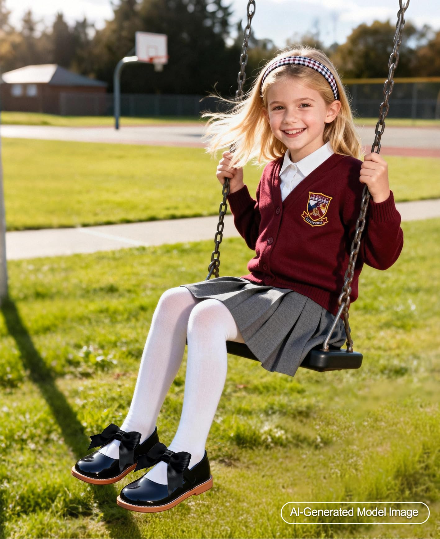 PHIRAMIN Zapatos de vestir Mary Jane para niña pequeña, uniformes escolares, zapatos para bodas y fiestas