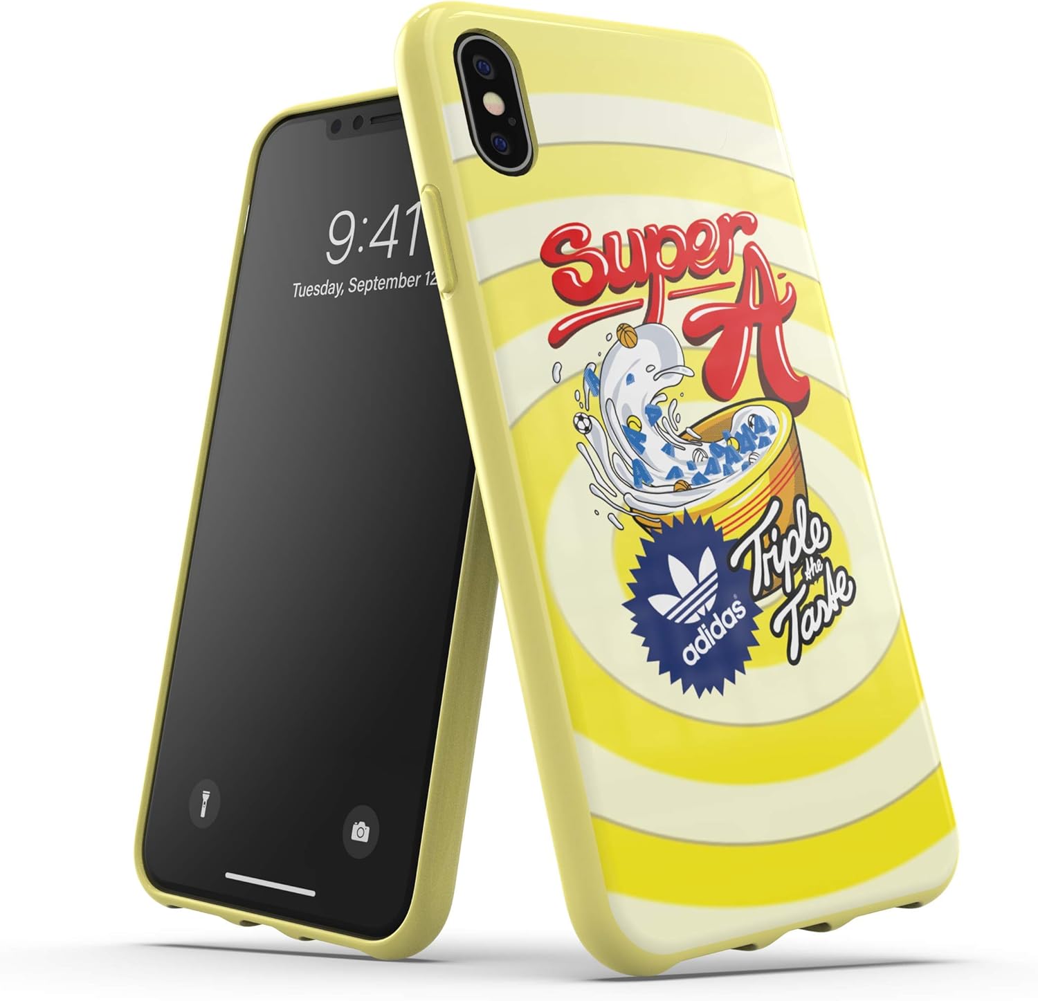 adidas Originals Phone Case/Mobile Phone Case Compatible with iPhone XS Max  - Yellow/Yellow : Amazon.co.uk: Electronics \u0026 Photo