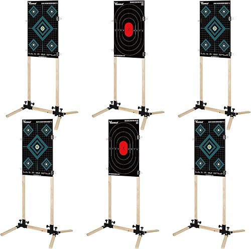 Miniatura 10 de Highwild Base de soporte ajustable para blanco de disparo de papel silueta de cartón - USPSAIPSC - IDPA Practice