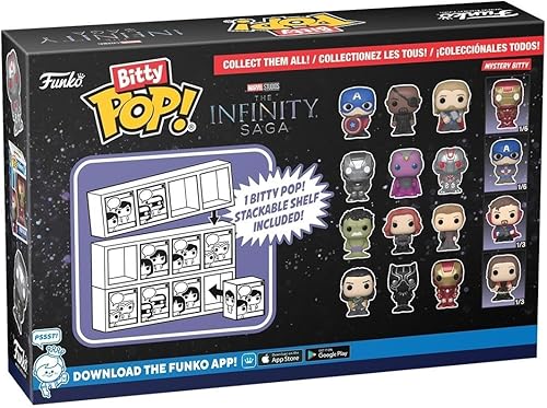 Miniatura 3 de Funko Bitty POP! Marvel - Mini figura de Iron Man and A Surprise Mystery - 0.9 pulgadas (0.9 in) - Marvel Comics coleccionable - Estante de