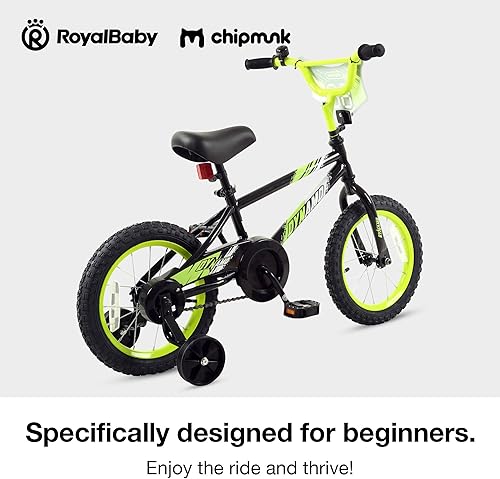 Miniatura 4 de Chipmunk - Bicicleta para niños pequeños de 12, 14, 16 y 18 pulgadas, ruedas para principiantes y niñas, múltiples opciones de color