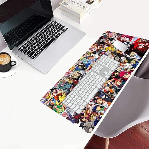 Miniatura 6 de Alfombrilla de mouse grande extendida para juegos, teclado de escritorio completo, alfombrilla XXL Bigmouse con anime, impermeable y antideslizante