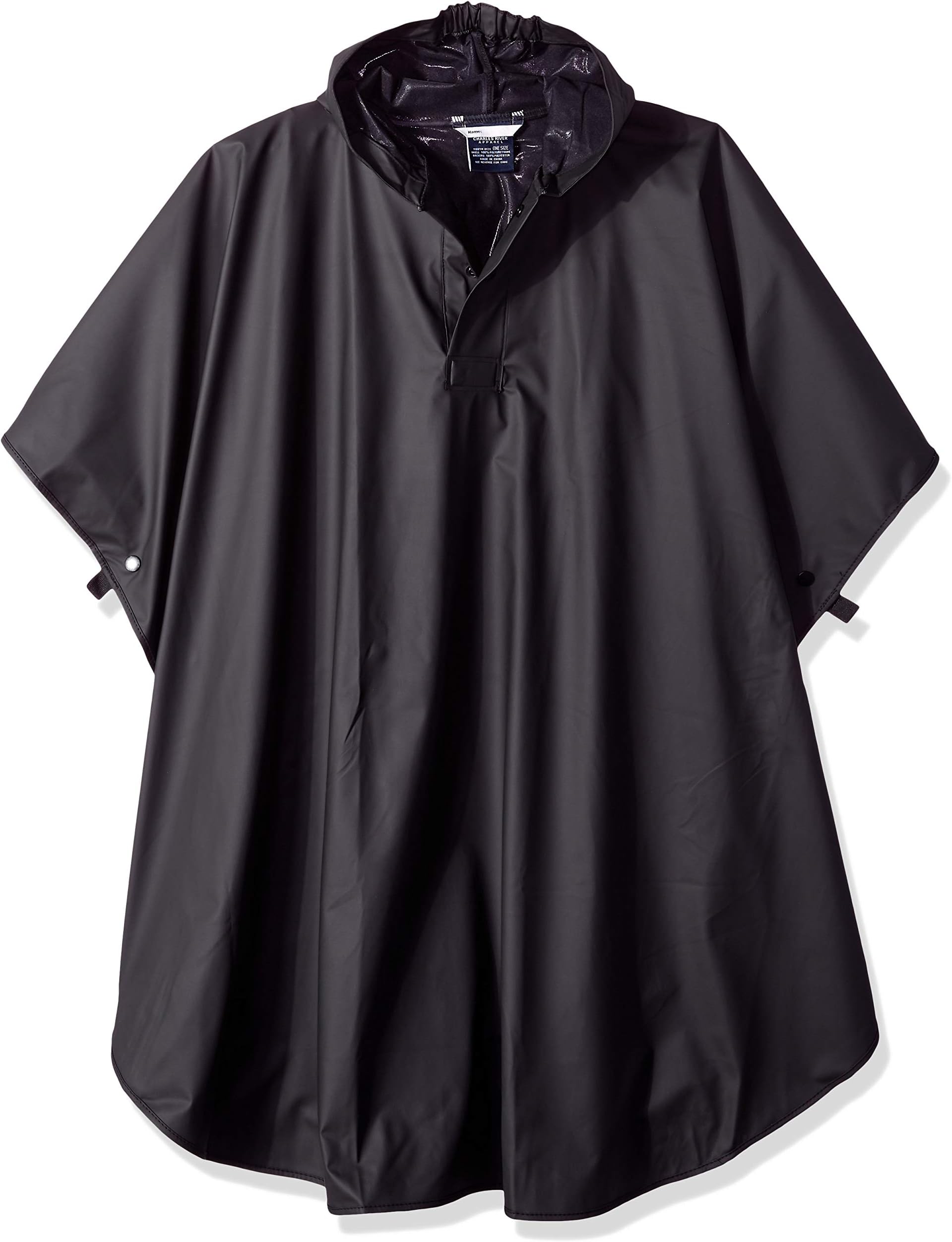 Kids' Pacific Poncho, Black, One Size