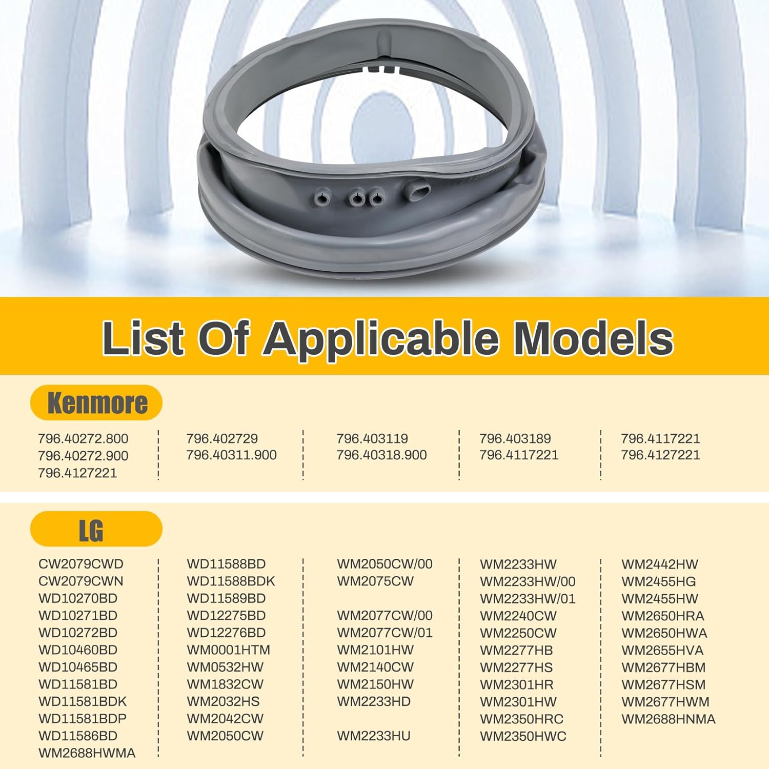 Top-Rated Washer Door Gasket 4986ER0004F Review