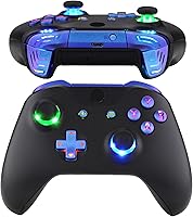 Vista 9 de eXtremeRate Chameleon Classical Symbols Bumpers Dpad Thumbsticks Start Back ABXY Buttons Multi-Colors Luminated DTFS DTF 20 Kit LED para Xbox One SX