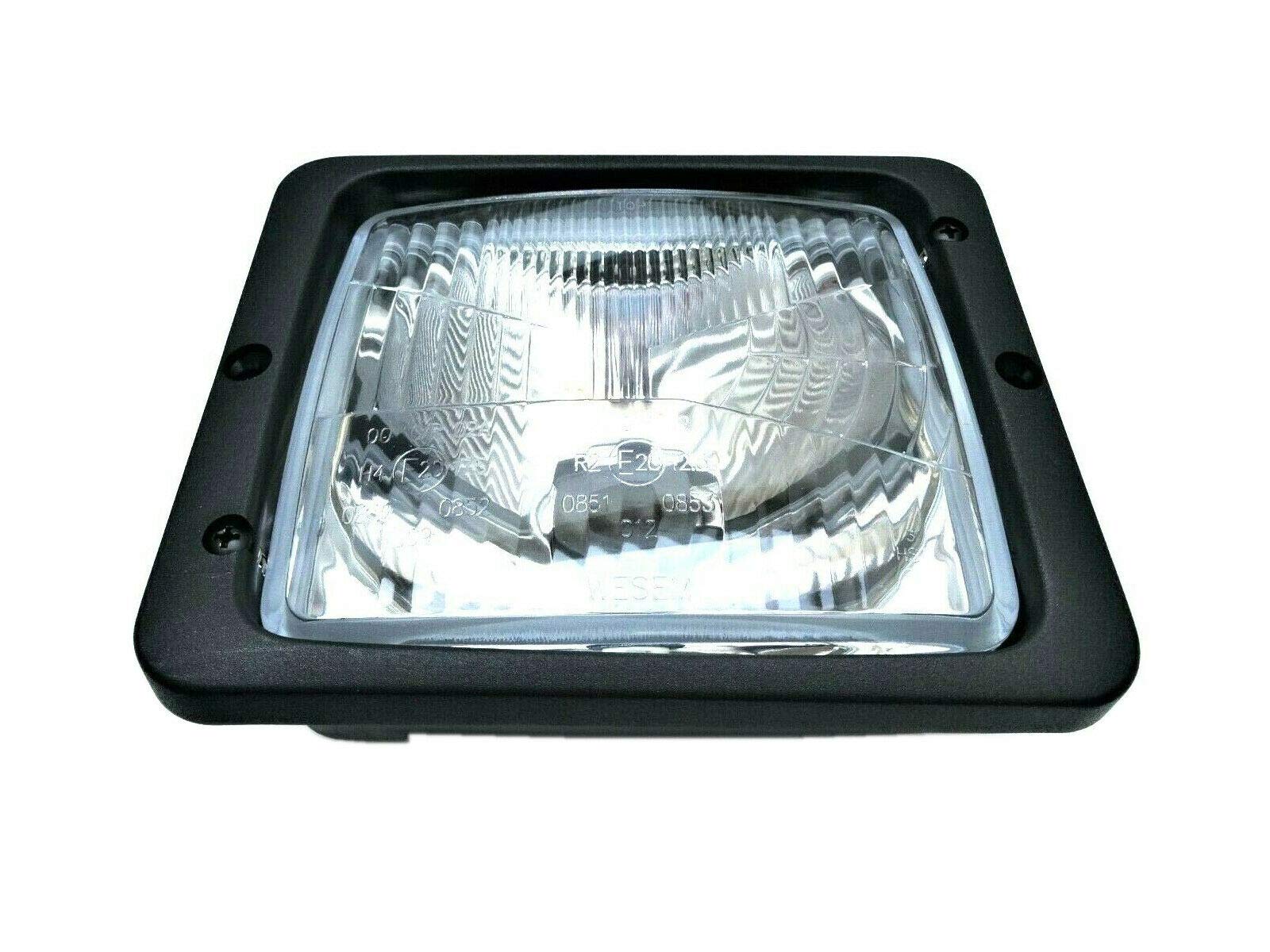 2x H4 Scheinwerfer mit Fernlicht Positionslicht Abblendlicht für IHC Fendt Zetor mit Glühbirnen - Vergleichsnummer: 1AA 004 109-041