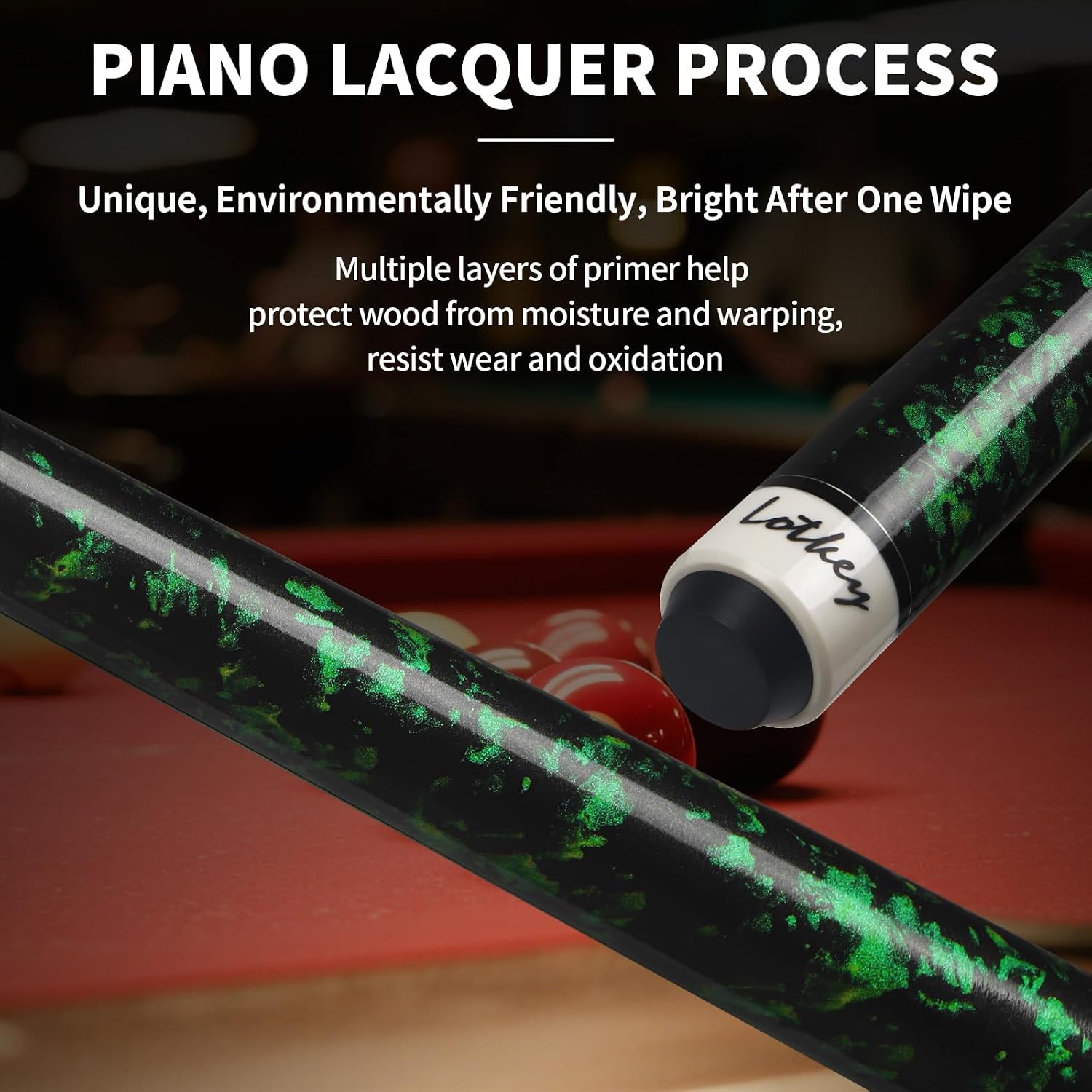 LOTKEY Pool Cue Sticks for Adults,Super Straightened Up 58'' 18 19 20 21 oz Billiard Cues Canadian Maple Tacos De Billar Profesional Set of 4/3/2/1 House Bar Pool Que Table Beginner Pool Queue