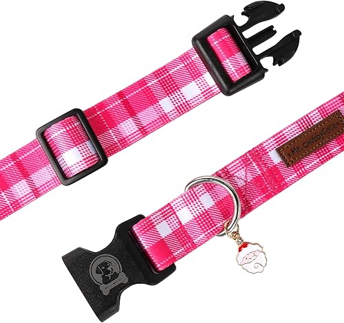 Miniatura 9 de MR. CHUBBYFACE - Collar ajustable para perro con la bandera estadounidense del 4 de julio, collar para el día de la independencia, rojo, blanco y