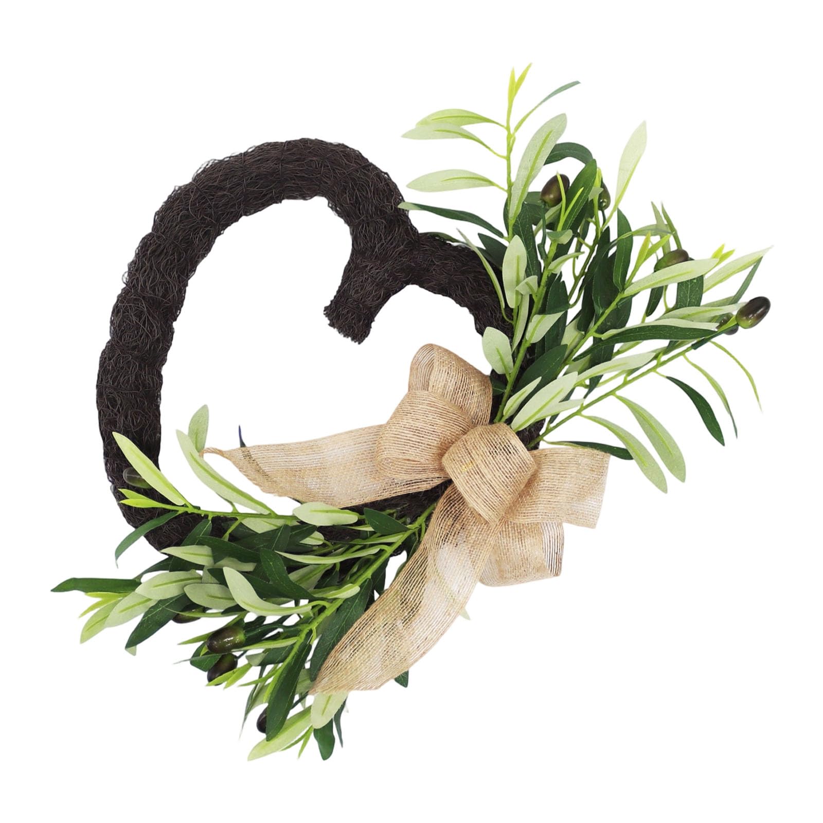 Lovely Heart Wreath Weather Proof Decoration Perfect for Busy Individuals Quick Setups for Any Room Safe Wreath