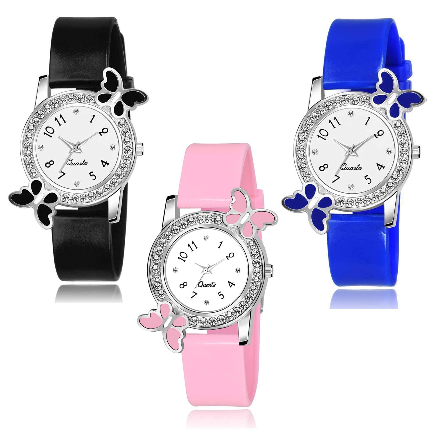 SBA PRIME sbaprime Colourful Stylish Combo Watch for Girls & Women (Pack of 3) (Multi1) (B09V39PBSF) Amazon Price History, Amazon Price Tracker