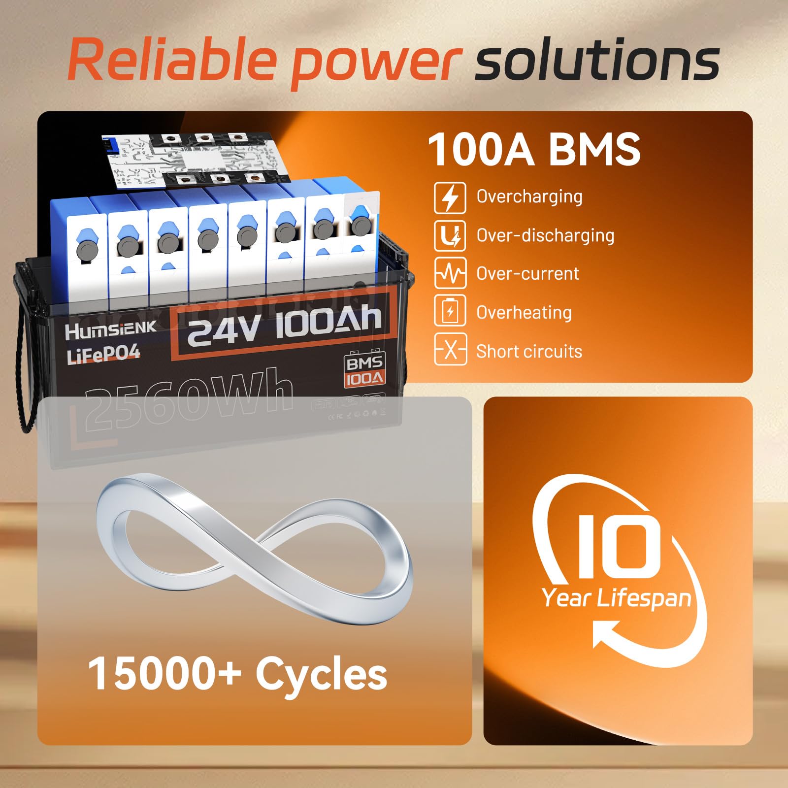 Amazon.co.jp: HumsiENK リチウム電池 12V/48V 100Ah/314Ah LiFePO4