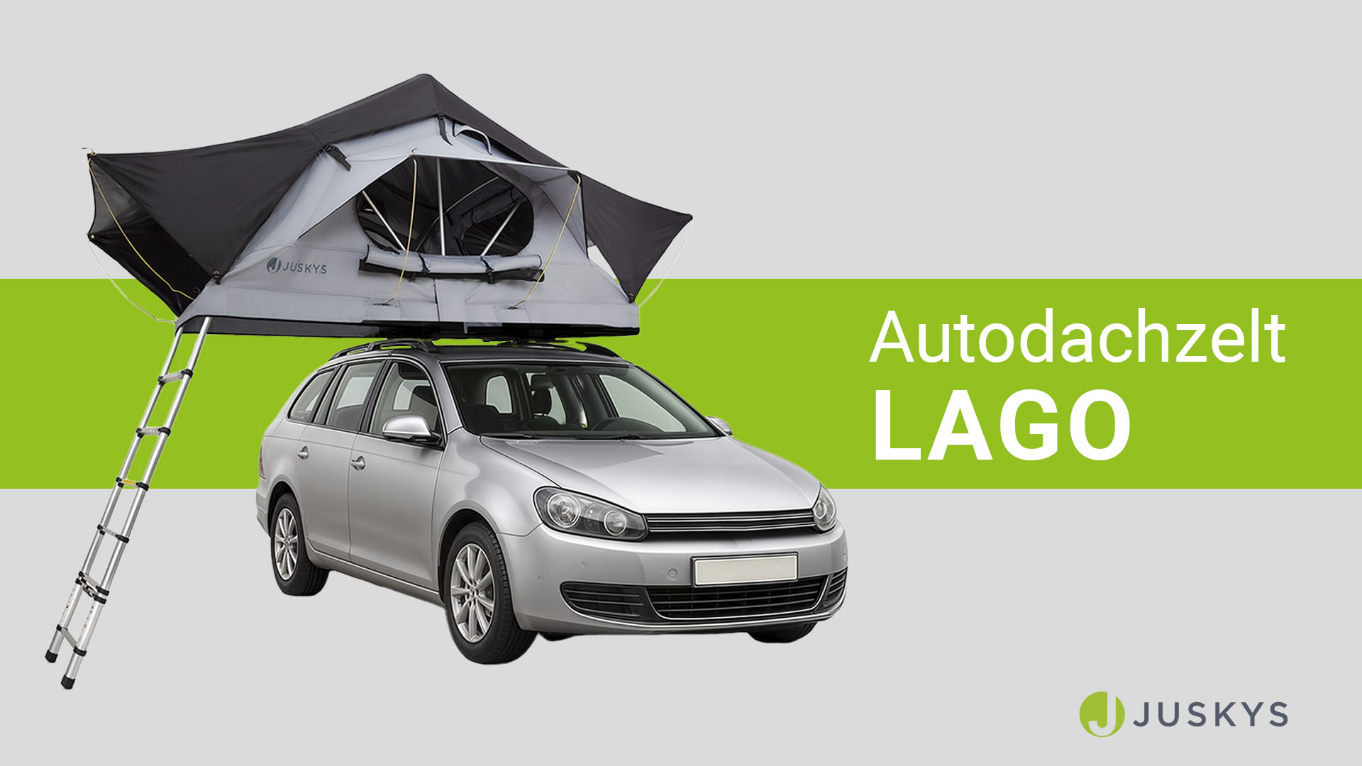 lago zelt Juskys Autodachzelt 120 x 210 cm - UV-Schutz & Wasserdicht - Matratze & LED-Beleuchtung - Camping & Outdoor - Teleskopleiter Tream, treamiboii - Zelten 