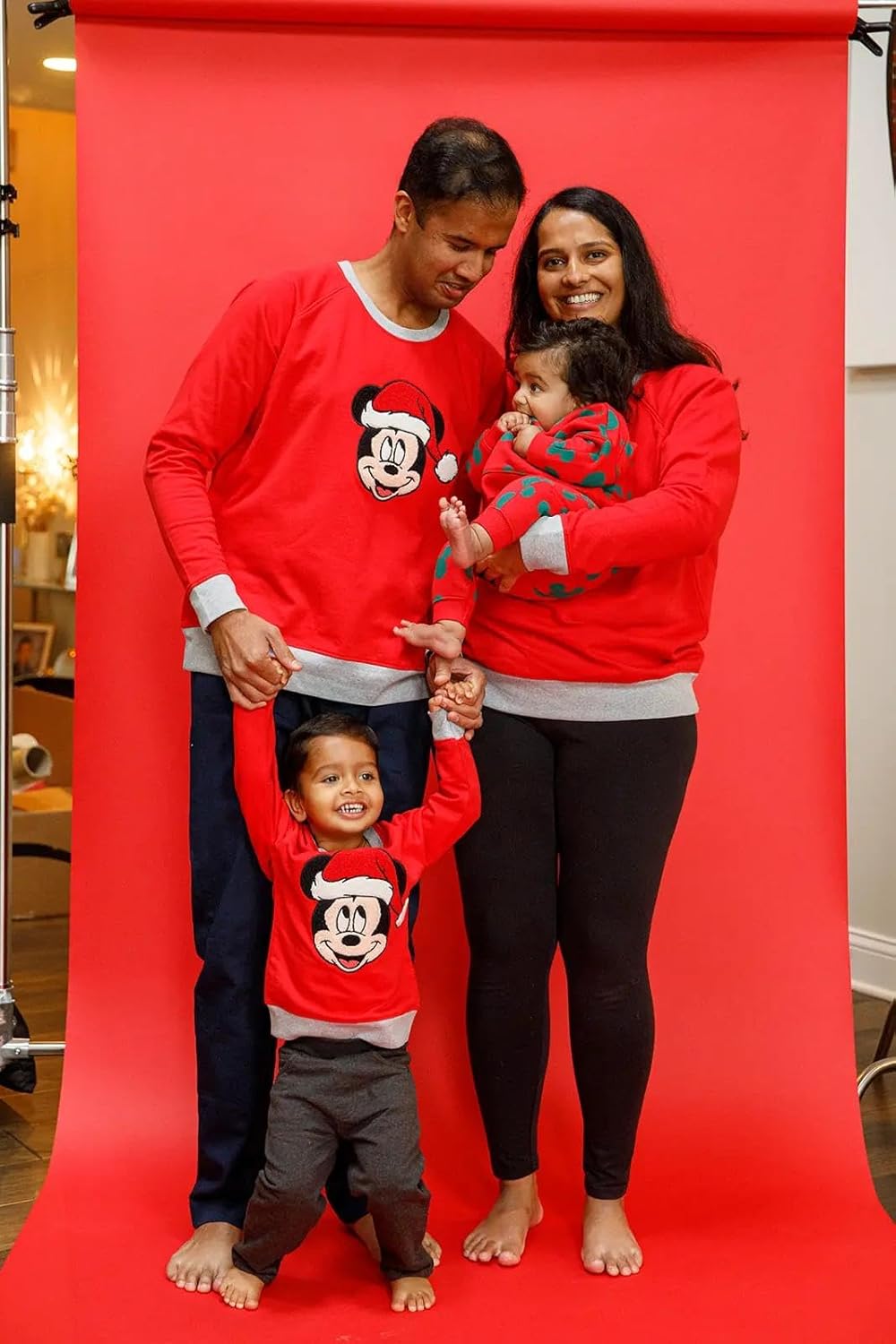 monica + andy Embroidered Crewneck Sweatshirt, 100% Organic Clothes for Girls & Boys, Sizes For Kids, Toddler & Baby