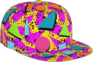 Baseball Cap Adjustable Breathable Fashion Snapback Flat Bill Hat Casual Hip Hop Hats for Men Women Outdoor