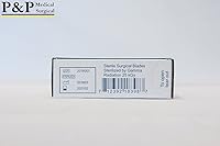 Vista 3 de Cuchillas de bisturí quirúrgicas desechables, acero al carbono estéril de alta calidad, 2.1% 10xx envueltas individualmente por P&P Medical