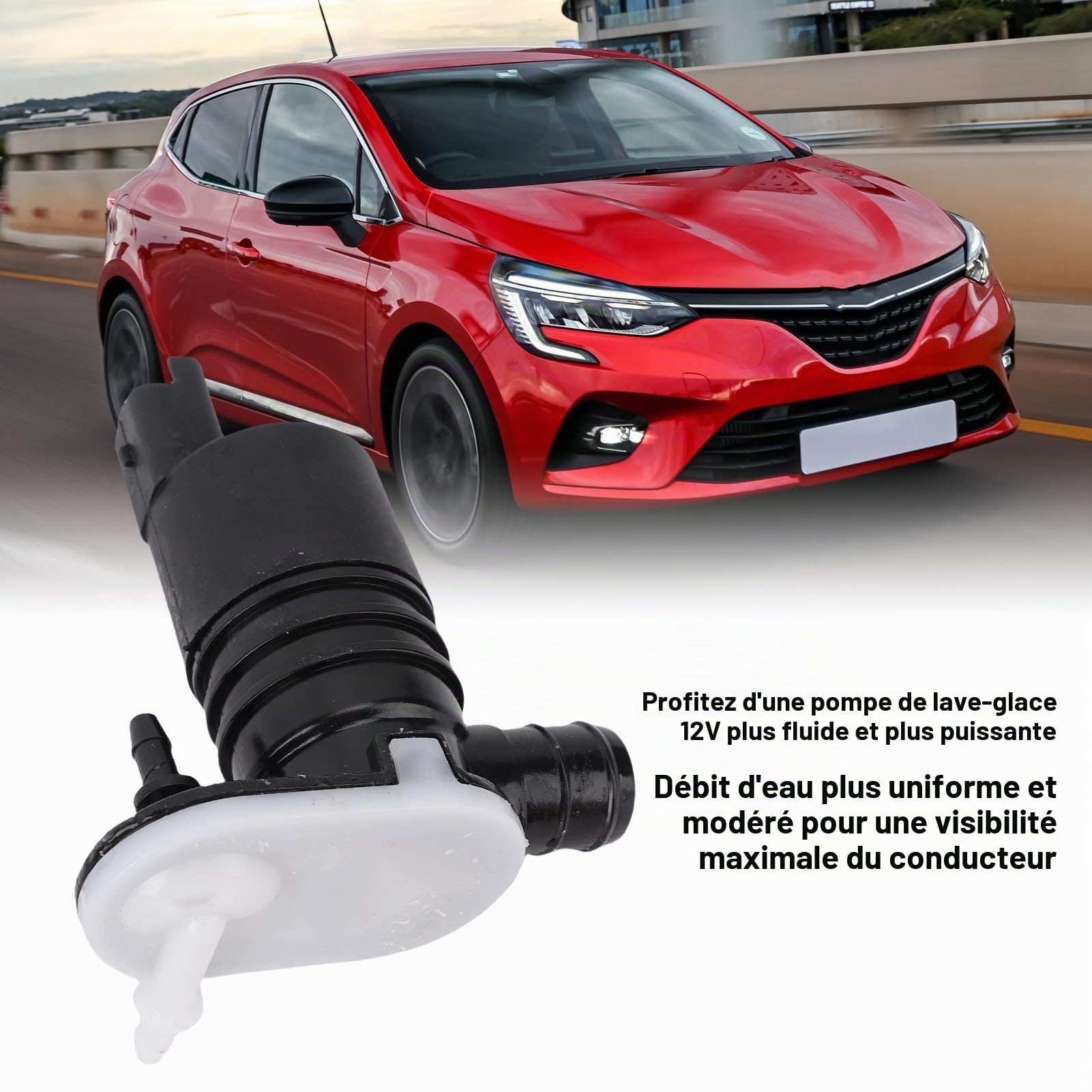 Pompe à Lave-glace Avant Assurez le Flux D'eau Lisse de Longue Durée 289209776R pour Kadjar V