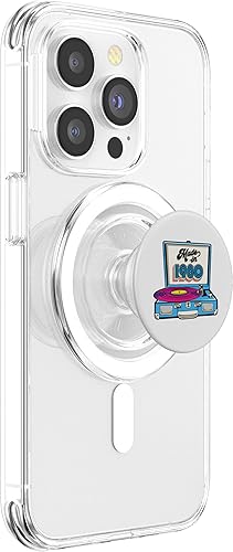 Miniatura 3 de Made In 1980 Turntable 80s Music Vinyl Record Player Retro PopSockets MagSafe PopGrip for iPhone