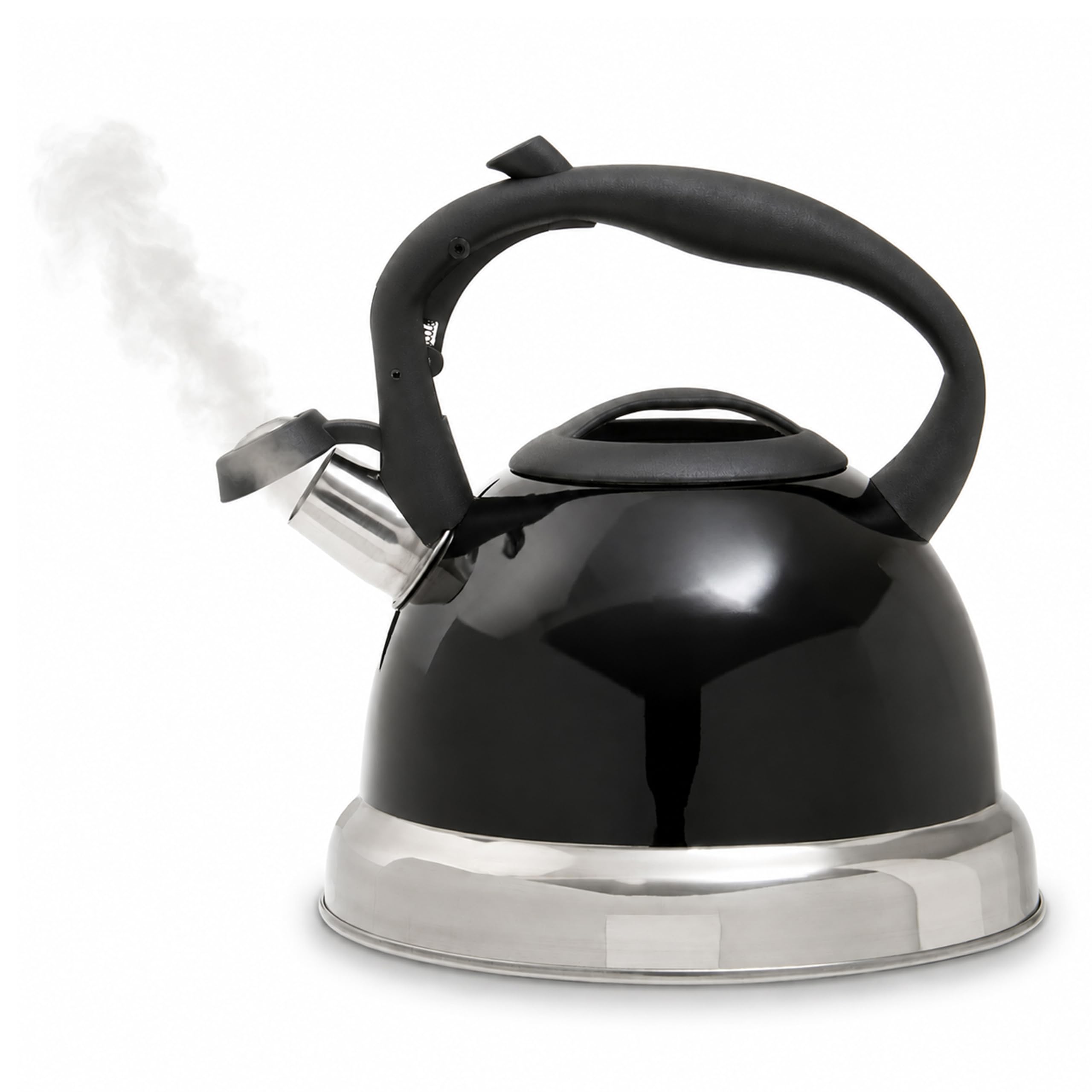 Orsina Zion Black 3 Litre Whistling Kettle - Black