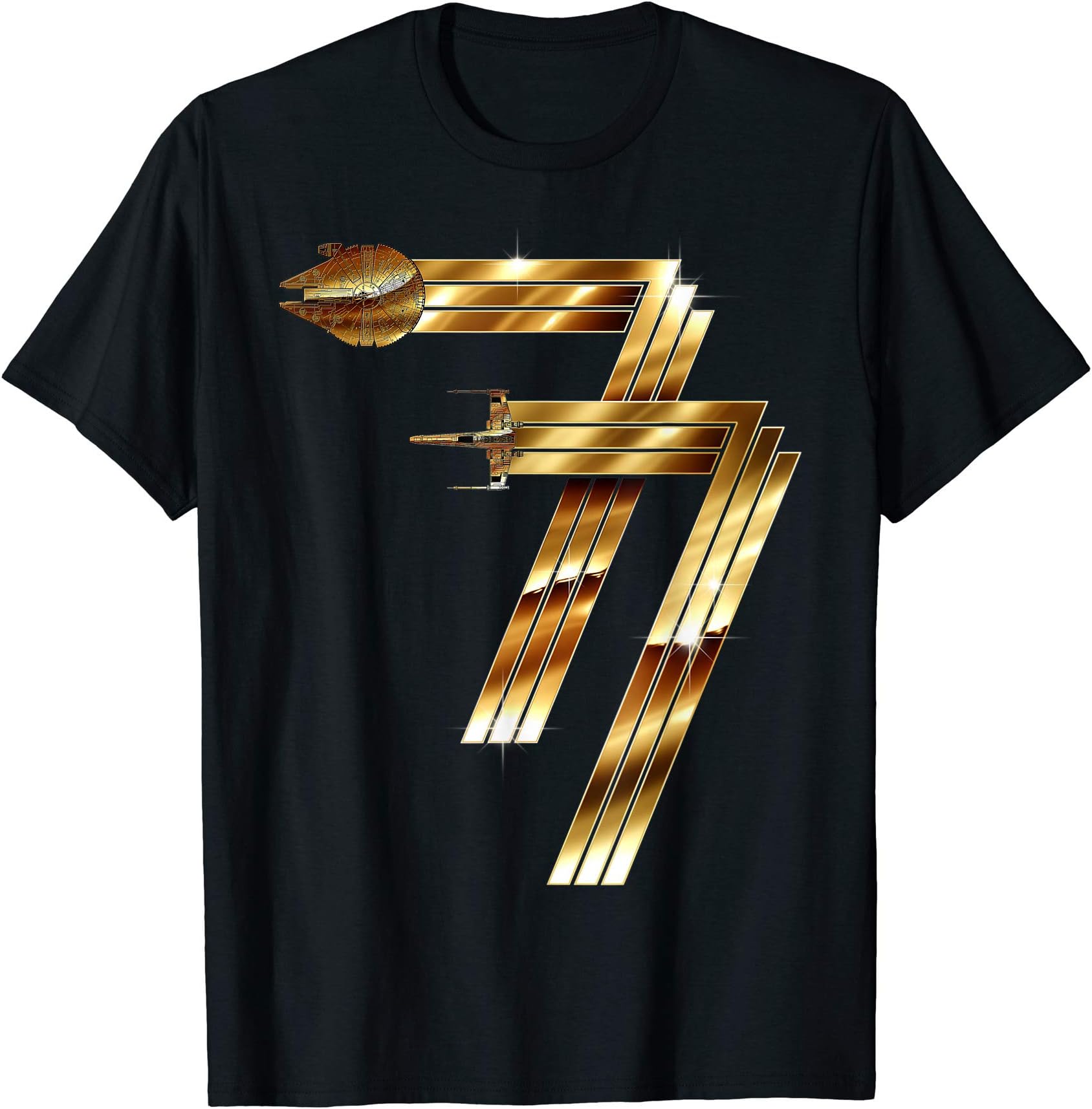 Star WarsMillennium Falcon Spacecraft 77 Graphic T-Shirt T-ShirtOEKO-TEX STANDARD 100