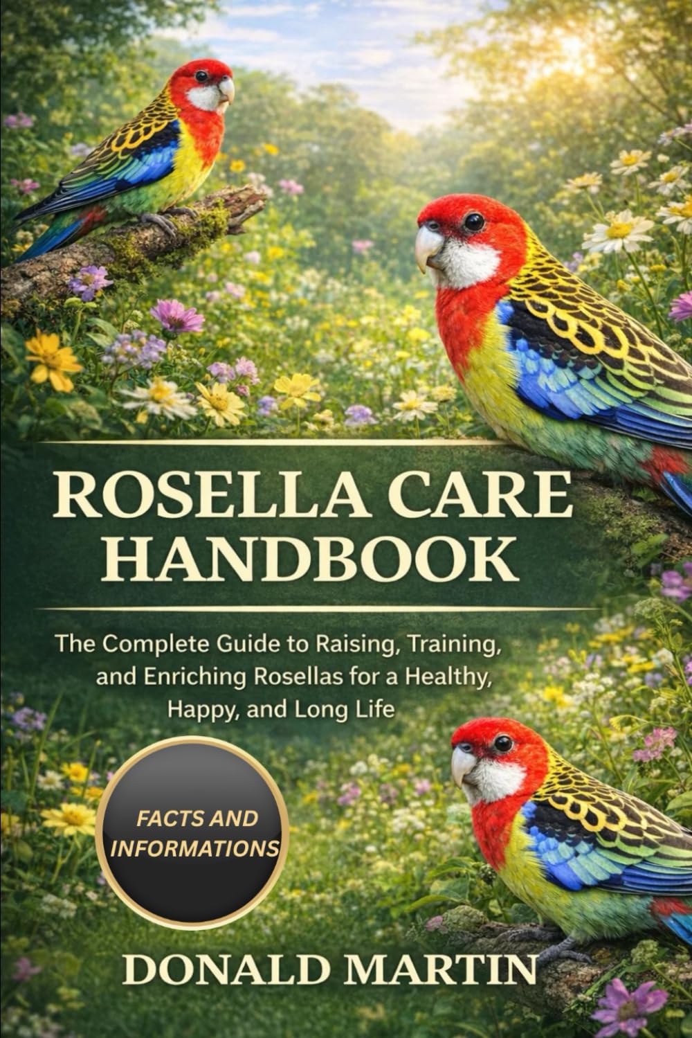 ROSELLA CARE HANDBOOK: The Complete Guide to Raising, Training, and Enriching Rosellas for a Healthy, Happy, and Long Life.