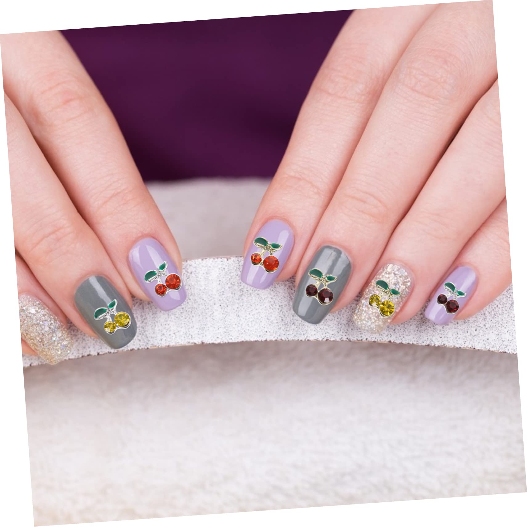 minkissy 240pezzi Charms Per Unghie Decorazioni Per Nail Art Accessori Per Unghie e Ragazze