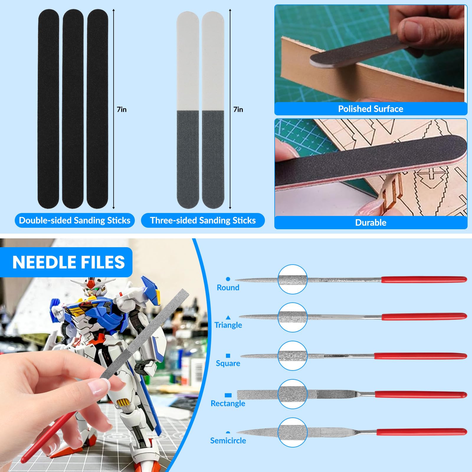 82 Pezzi Gundam Model Tools Kit, Modeler Strumenti di Base per Gundam, Kit Hobby Building Craft Set, Gundam Craft Set, Kit Artigianale per La Riparazione e Il Fissaggio del Modellismo di Base