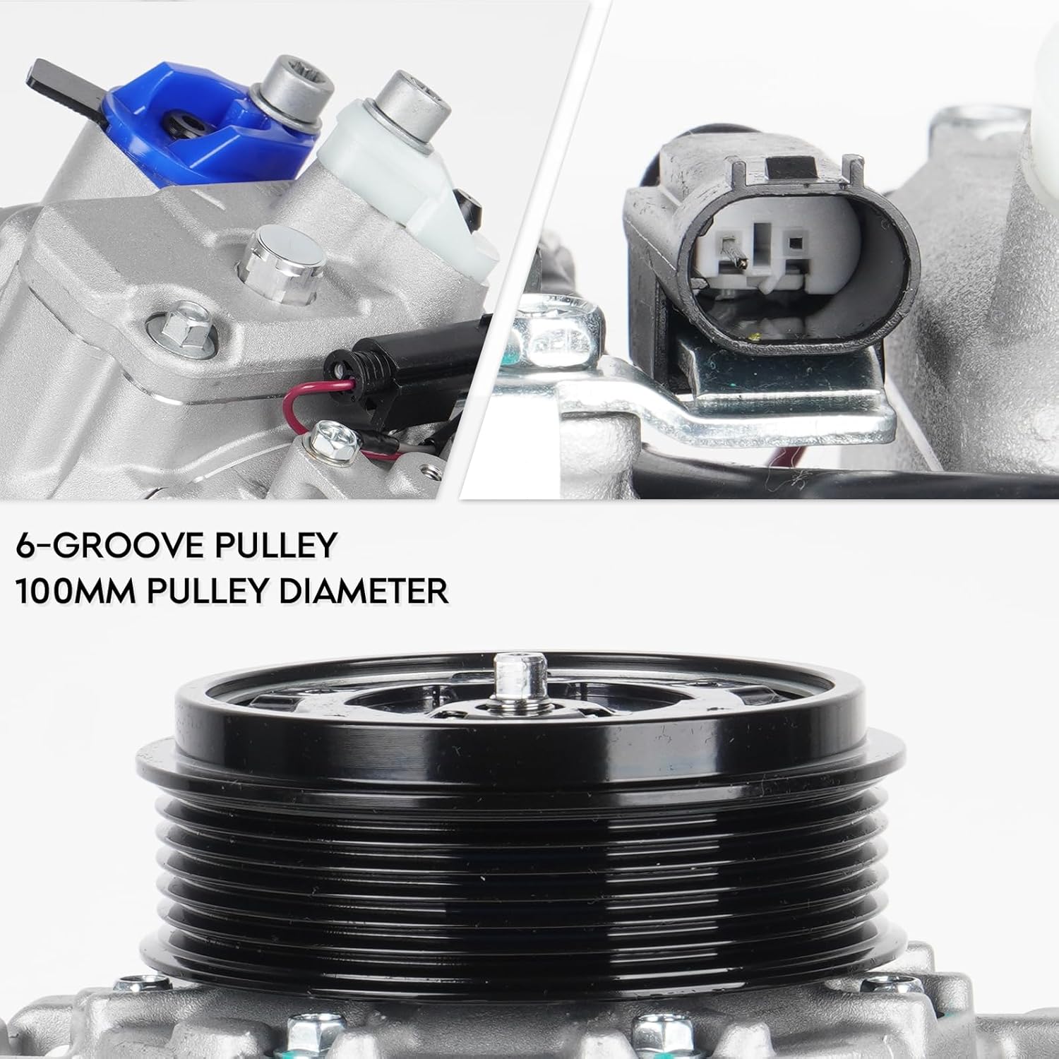 New AC Air Condition Compressor with Clutch for Mercedes-Benz B200 C234 C240 C320 CL500 CL550 CLK320 CLS500 E320 GL320 GL450 GL550 ML, R, S Models, 2000-2012, 98356 4711466