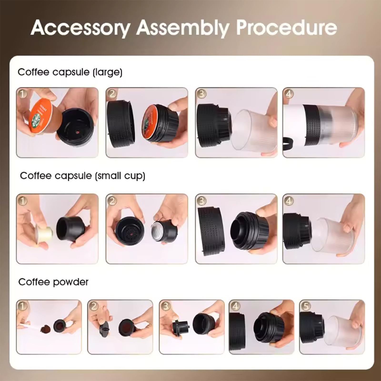 Portable Espresso Machine - Travel Coffee Maker -6