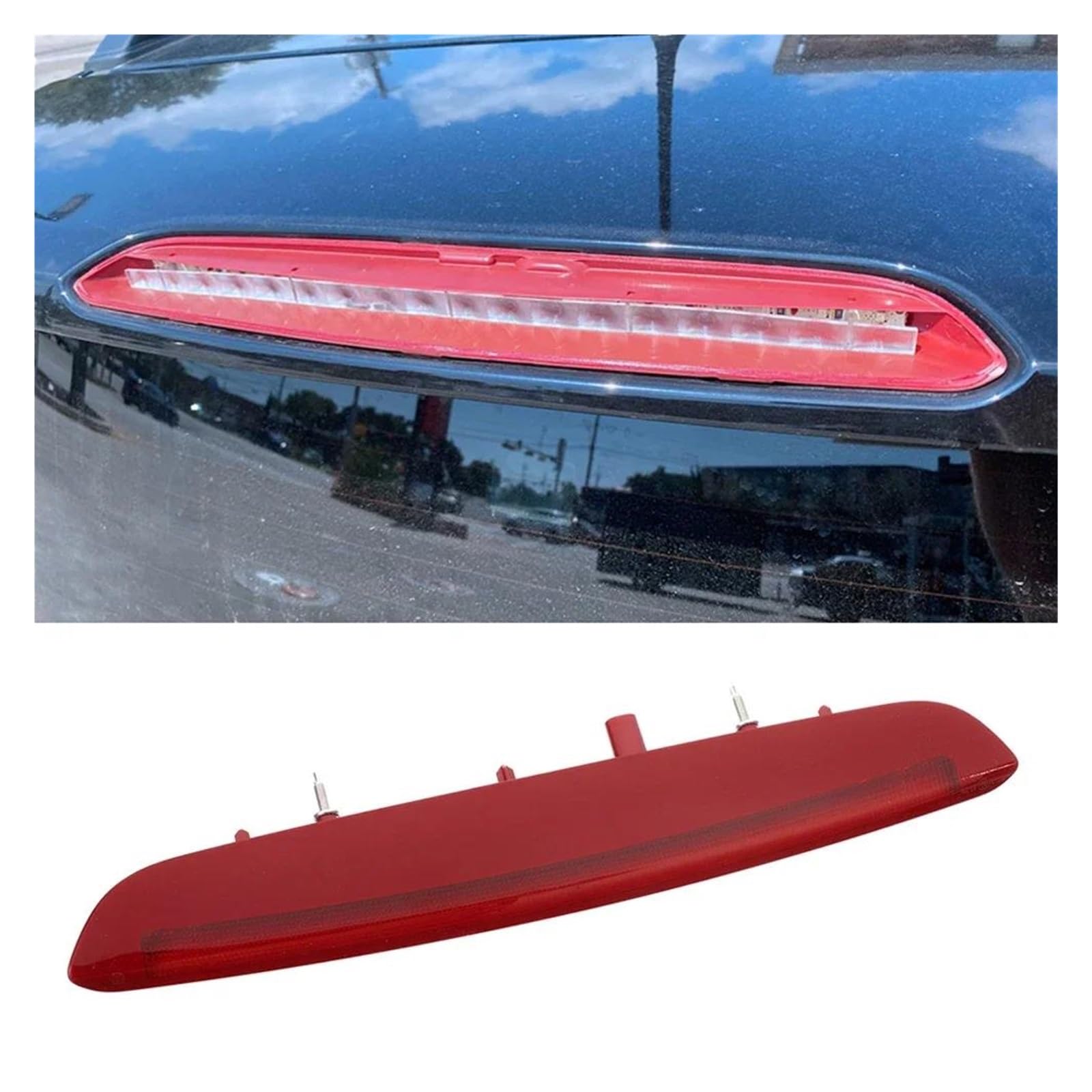 Terza Luce Stop Per Jeep Per Renegade 2015 2016 2017 2018 2019 2020 Montaggio Alto Luce Arresto Auto Alta Luminosità Luce Freno Posteriore Auto 68247167AA Auto Luce Stop Alta(1 pz)
