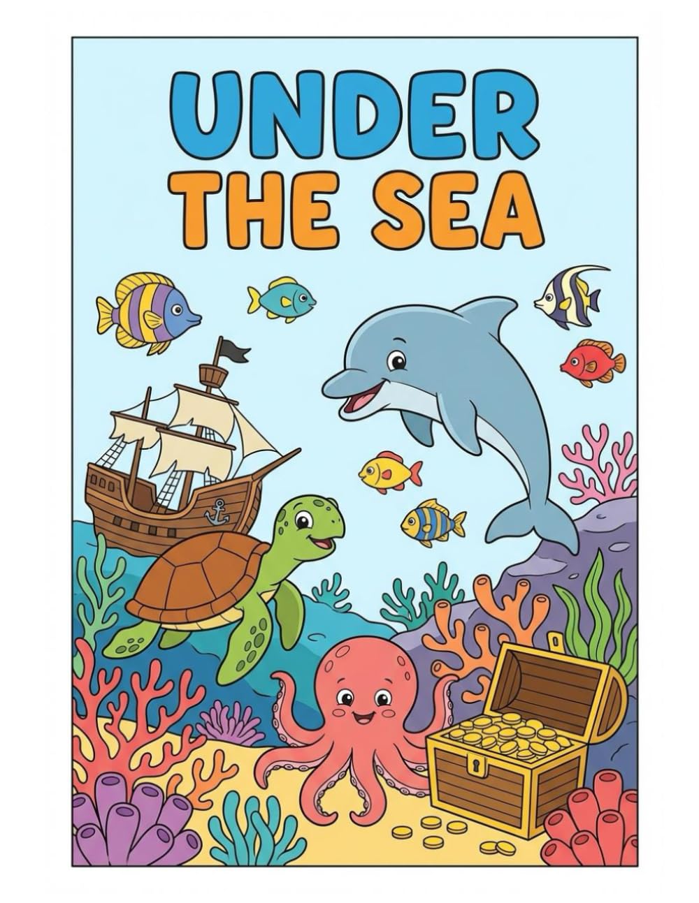 Under the Sea: Children's Colouring Book