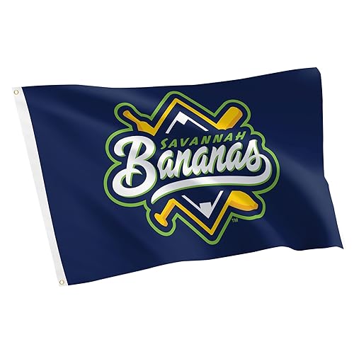 Desert Cactus Savannah Bananas Baseball Flag 100% Polyester Indoor Outdoor
