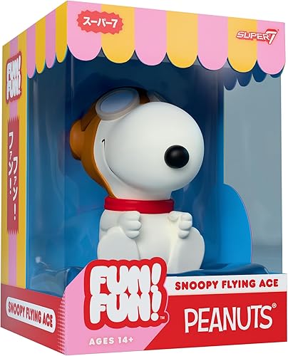 Miniatura 3 de Super7 Peanuts Fun! Fun! Wave 02 - Figura de acción de Snoopy (Flying Ace)