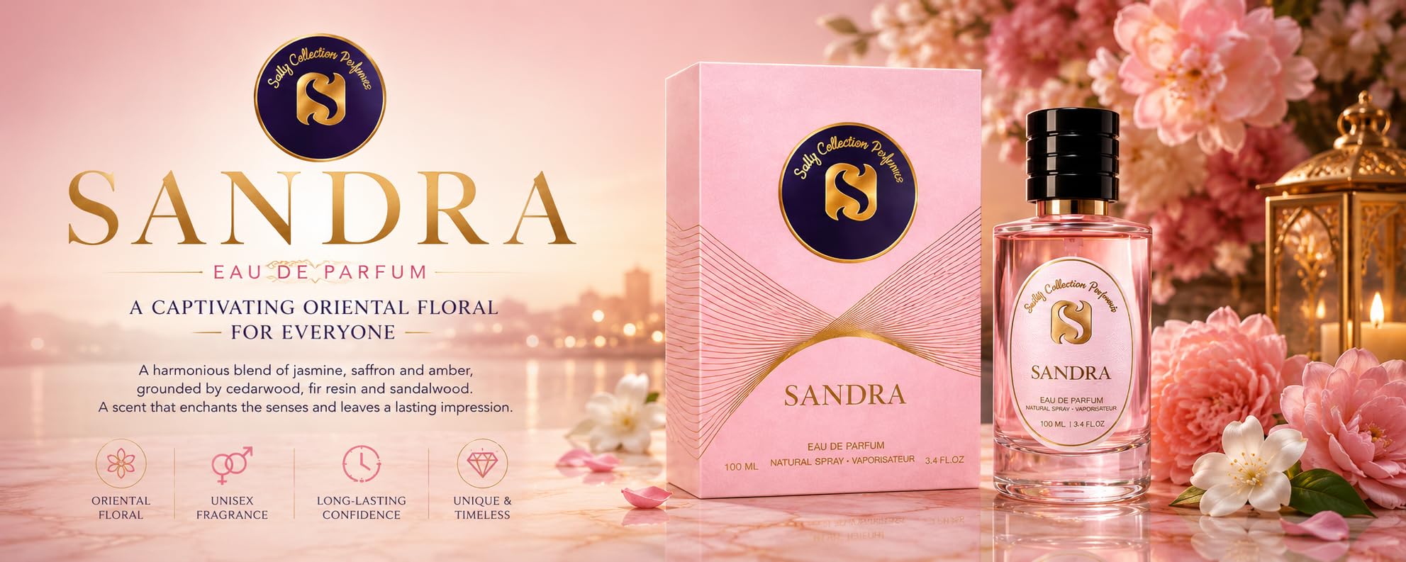 Amazon.com : Sally Collection Sandra Unisex Oriental Floral